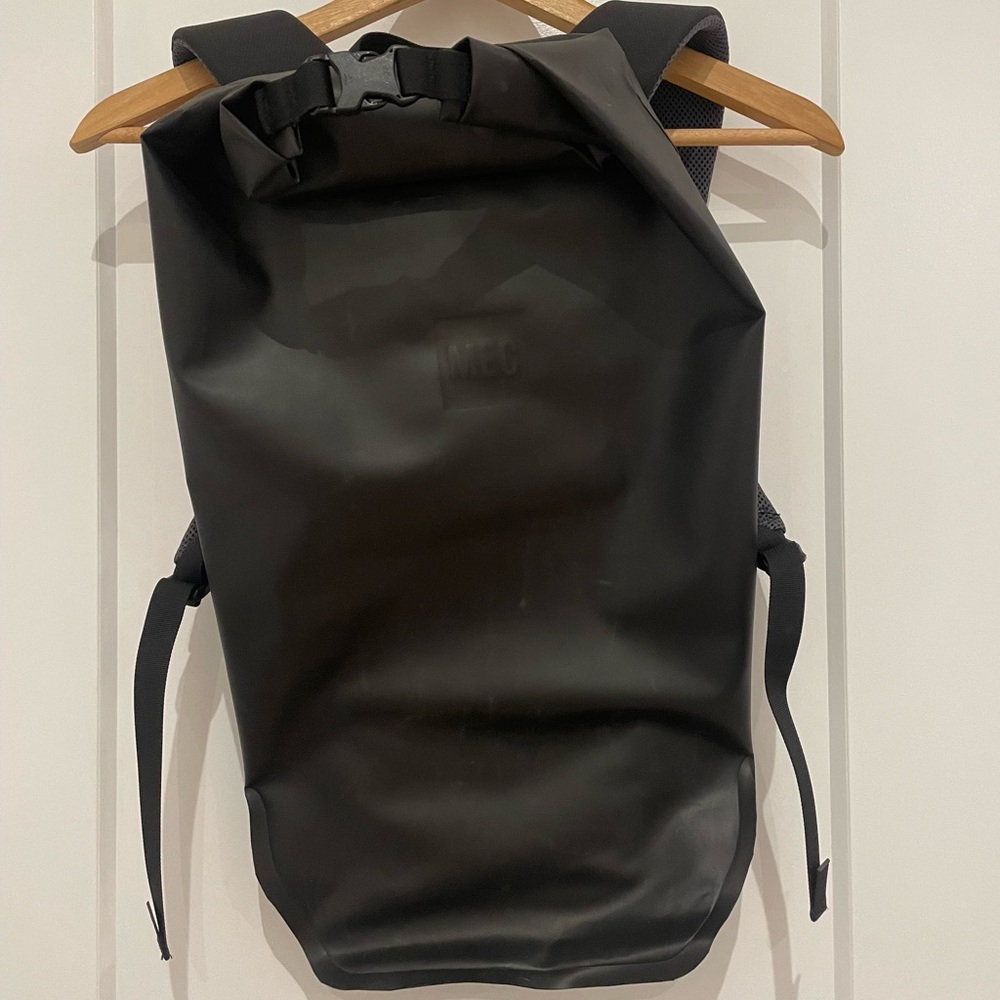 MEC commuter waterproof roll top backpack